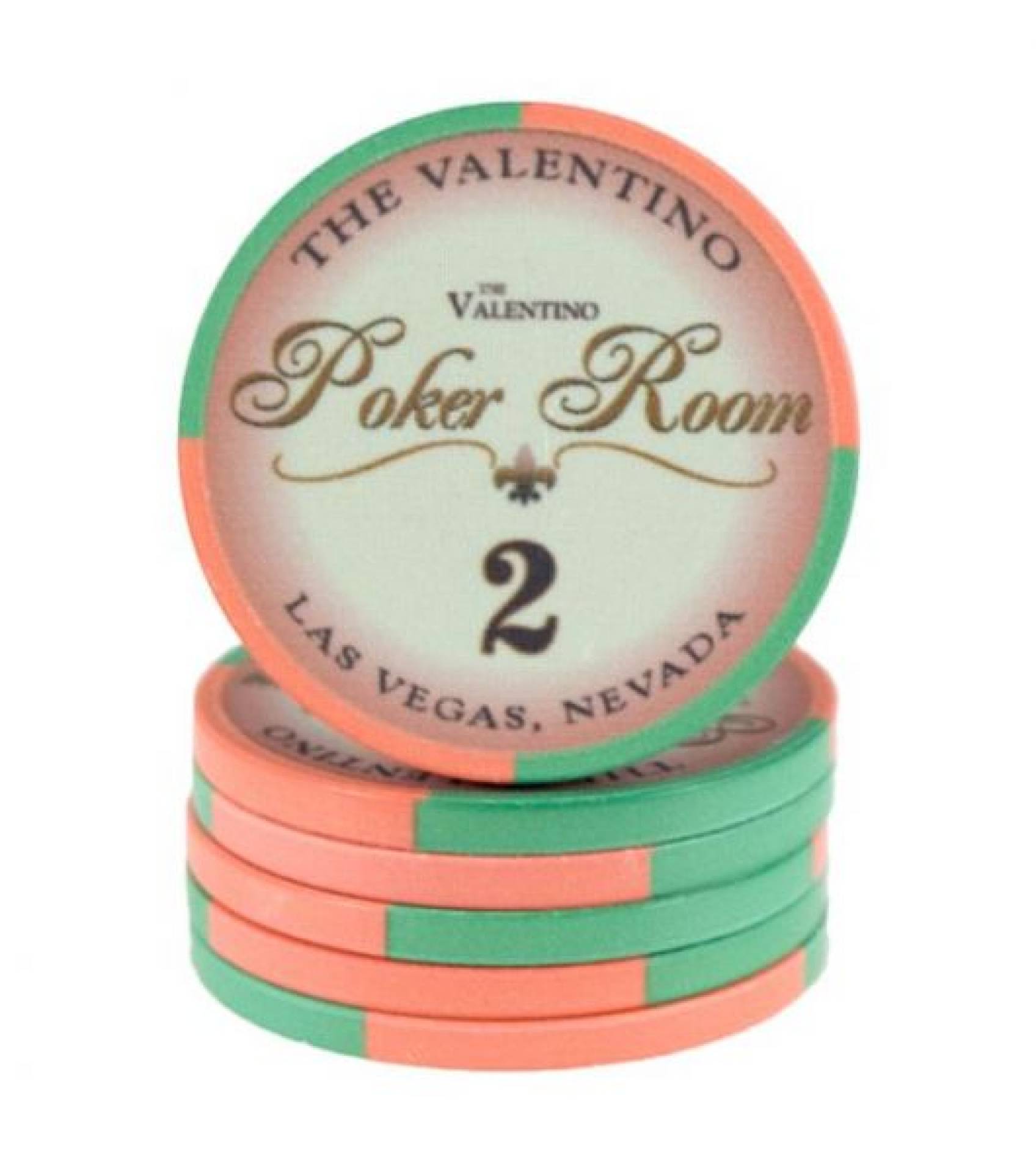 Poker chip Valentino - hodnota 2