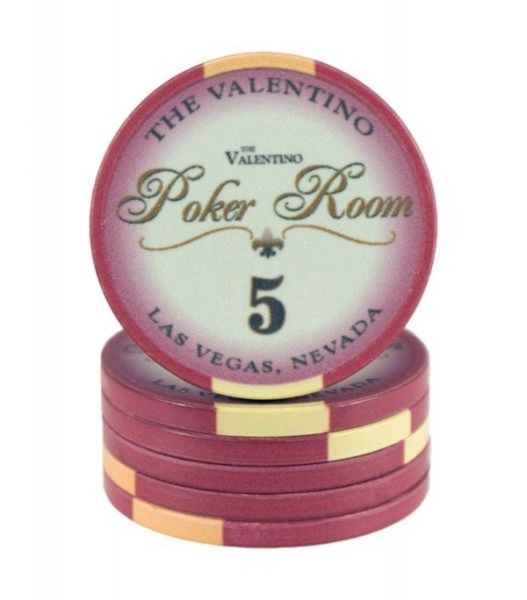 Poker chip Valentino - hodnota 5