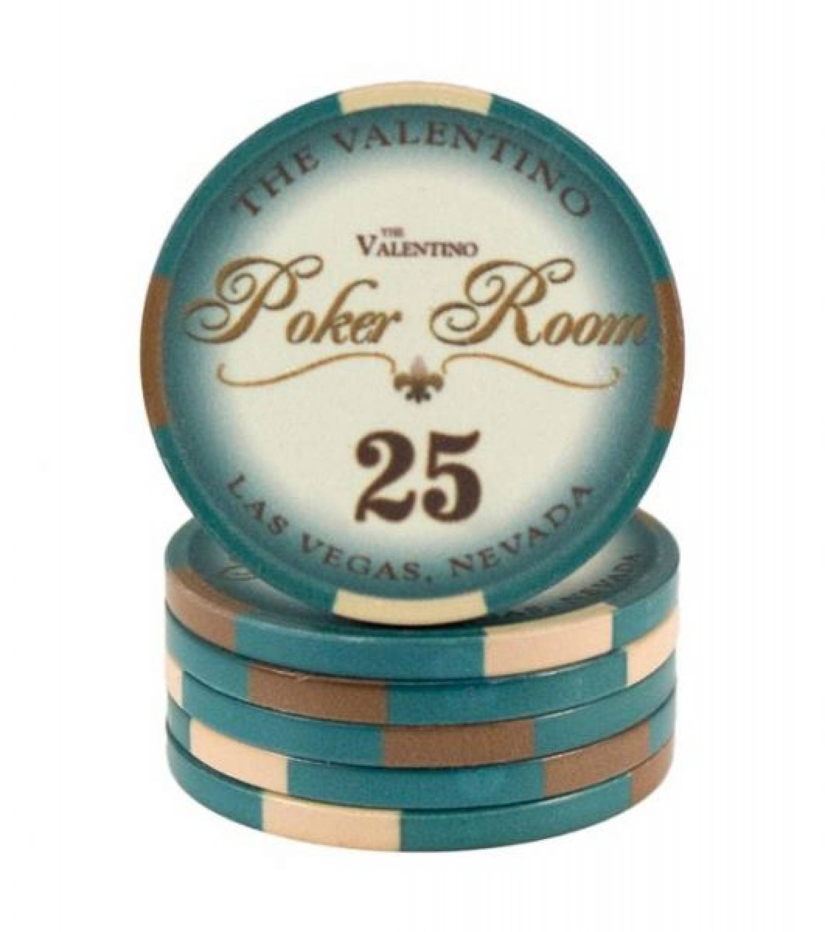 Poker chip Valentino - hodnota 25