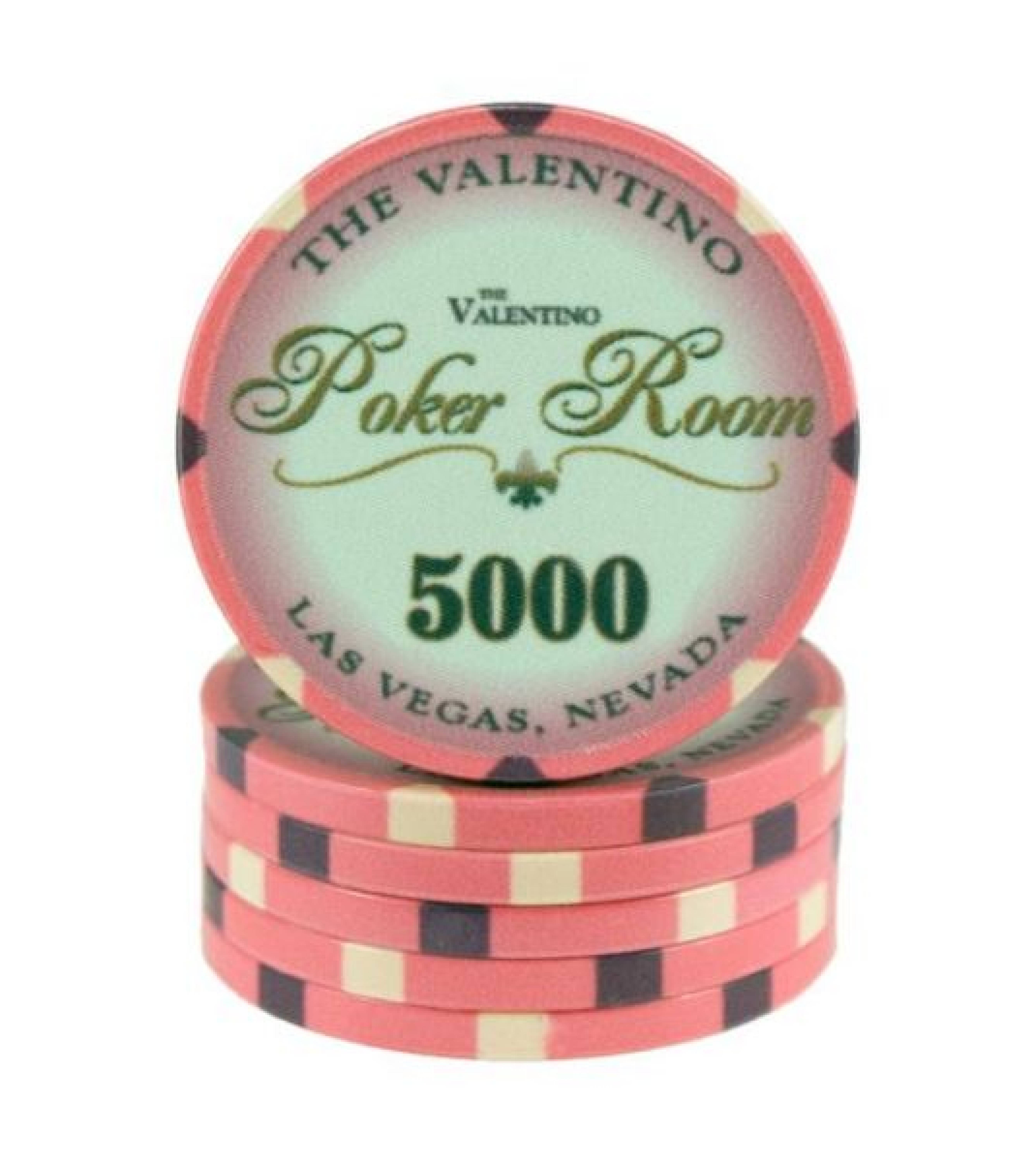 Poker chip Valentino - hodnota 5000