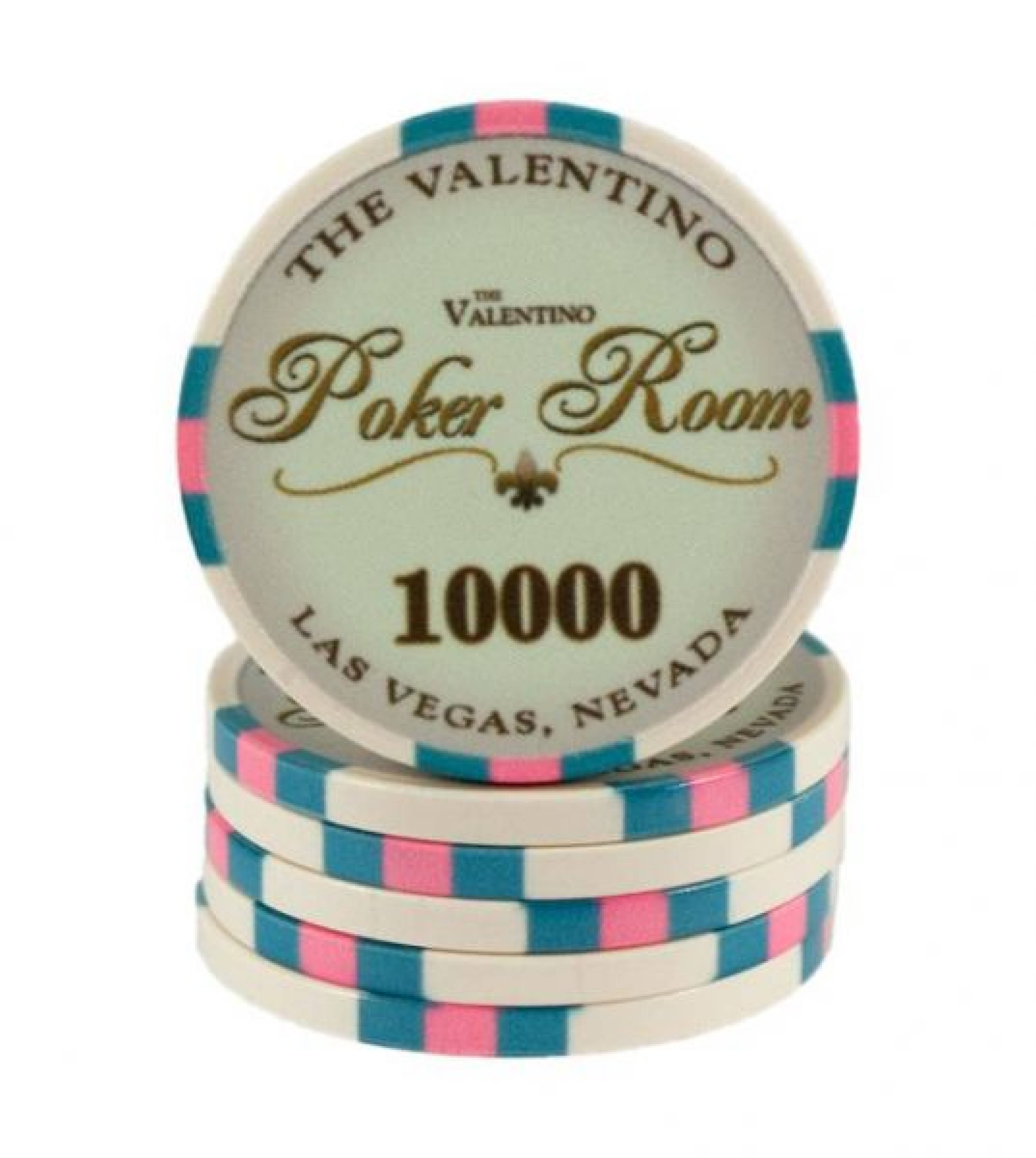 Poker chip Valentino - hodnota 10000