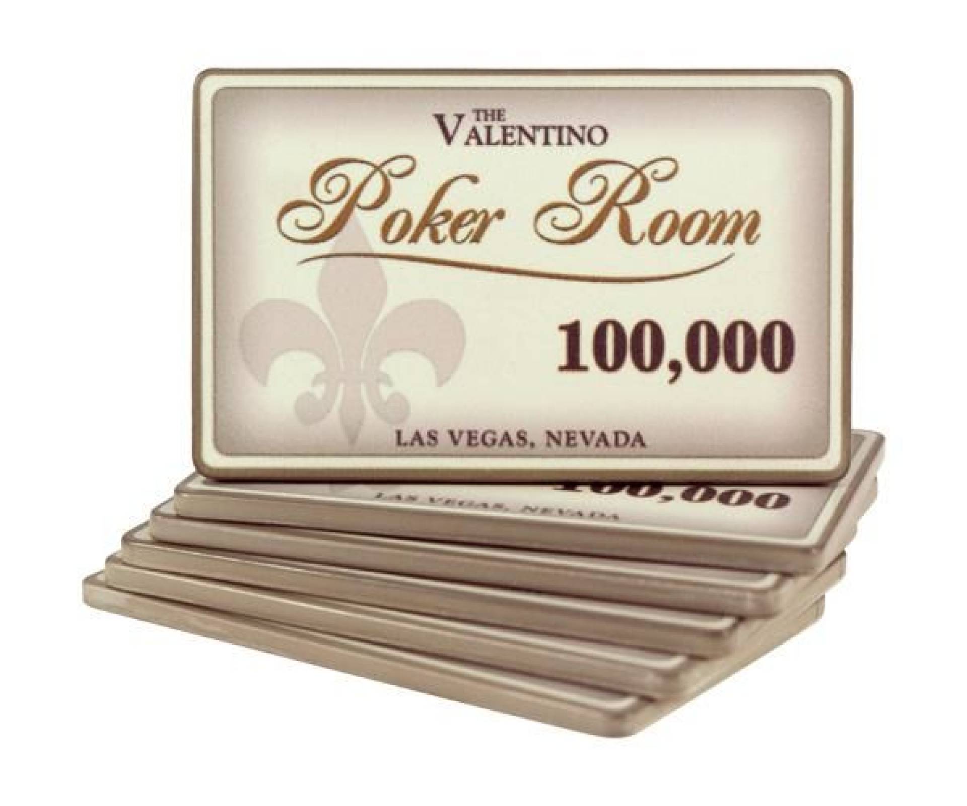 Poker plaketa Valentino - hodnota 100.000