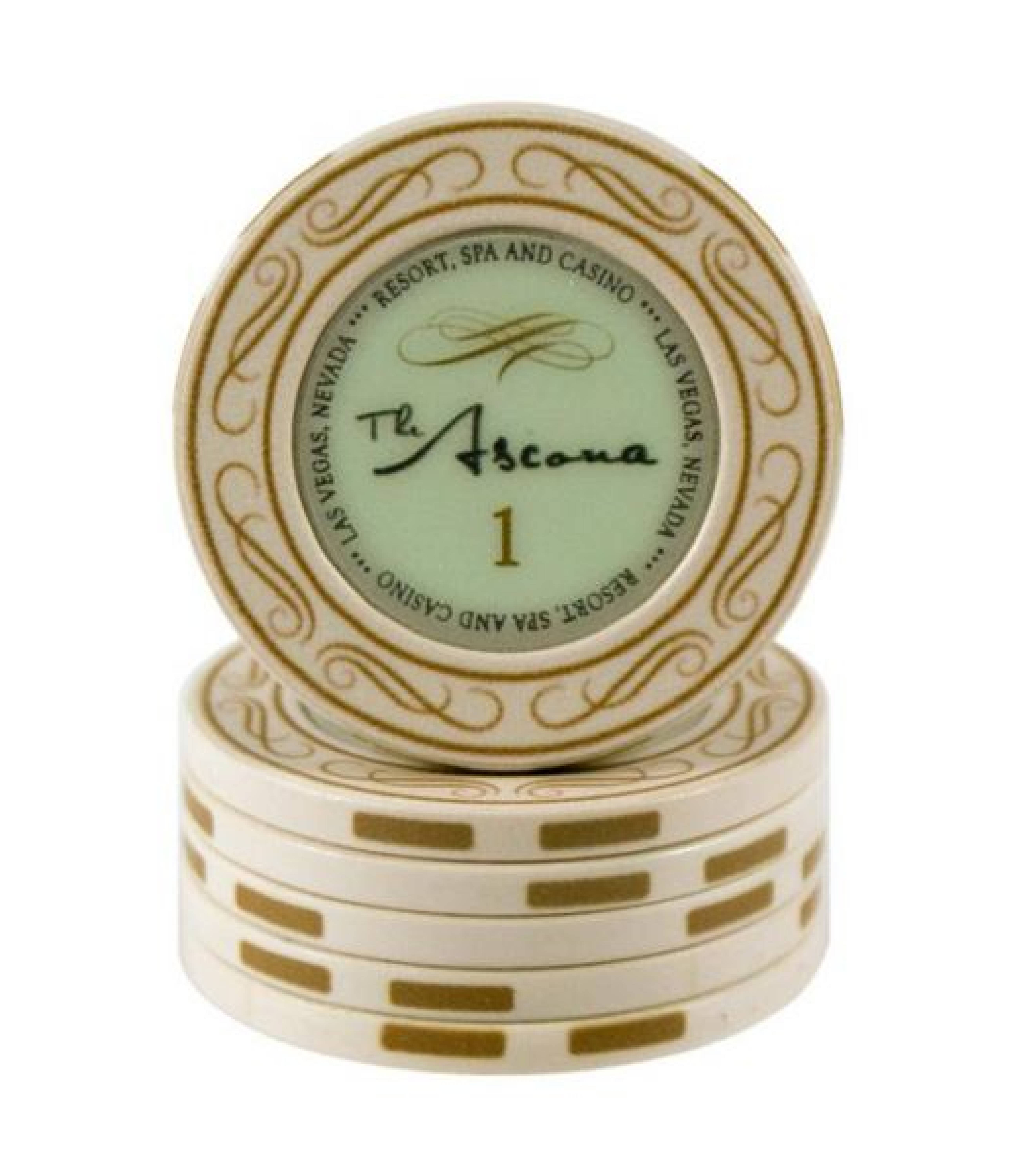 Poker chip The Ascona - hodnota 1