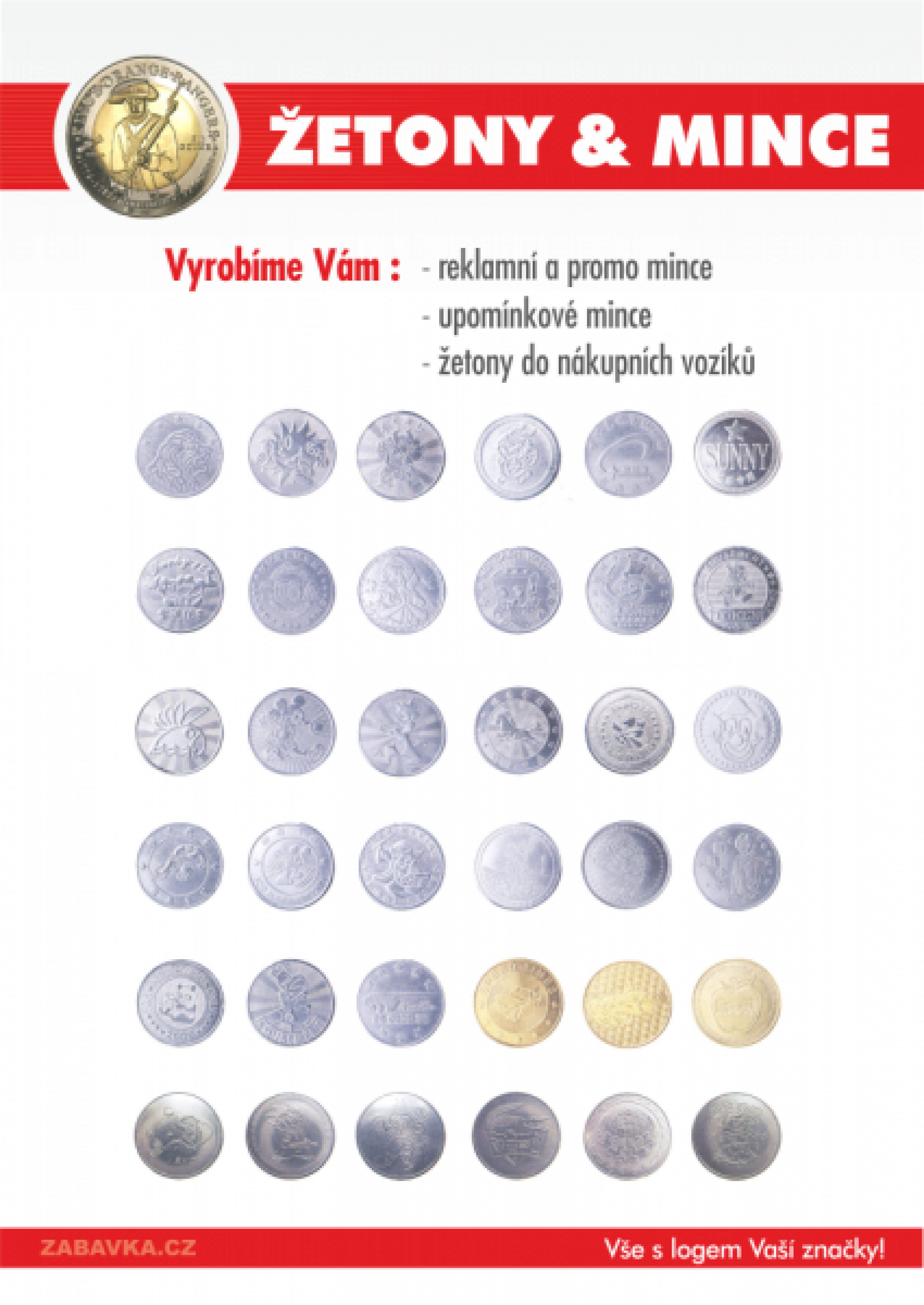Mince a žetony