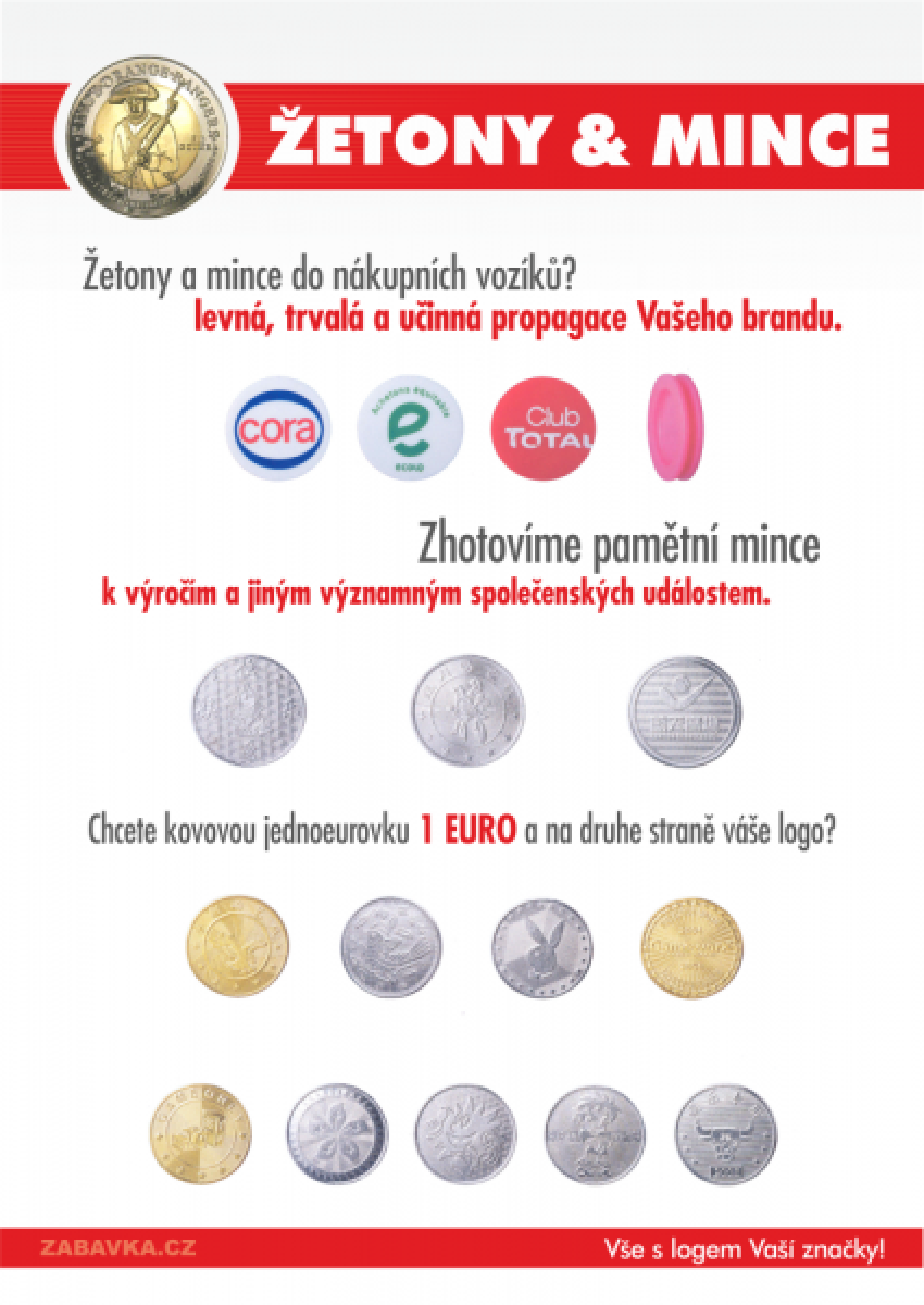 Mince a žetony