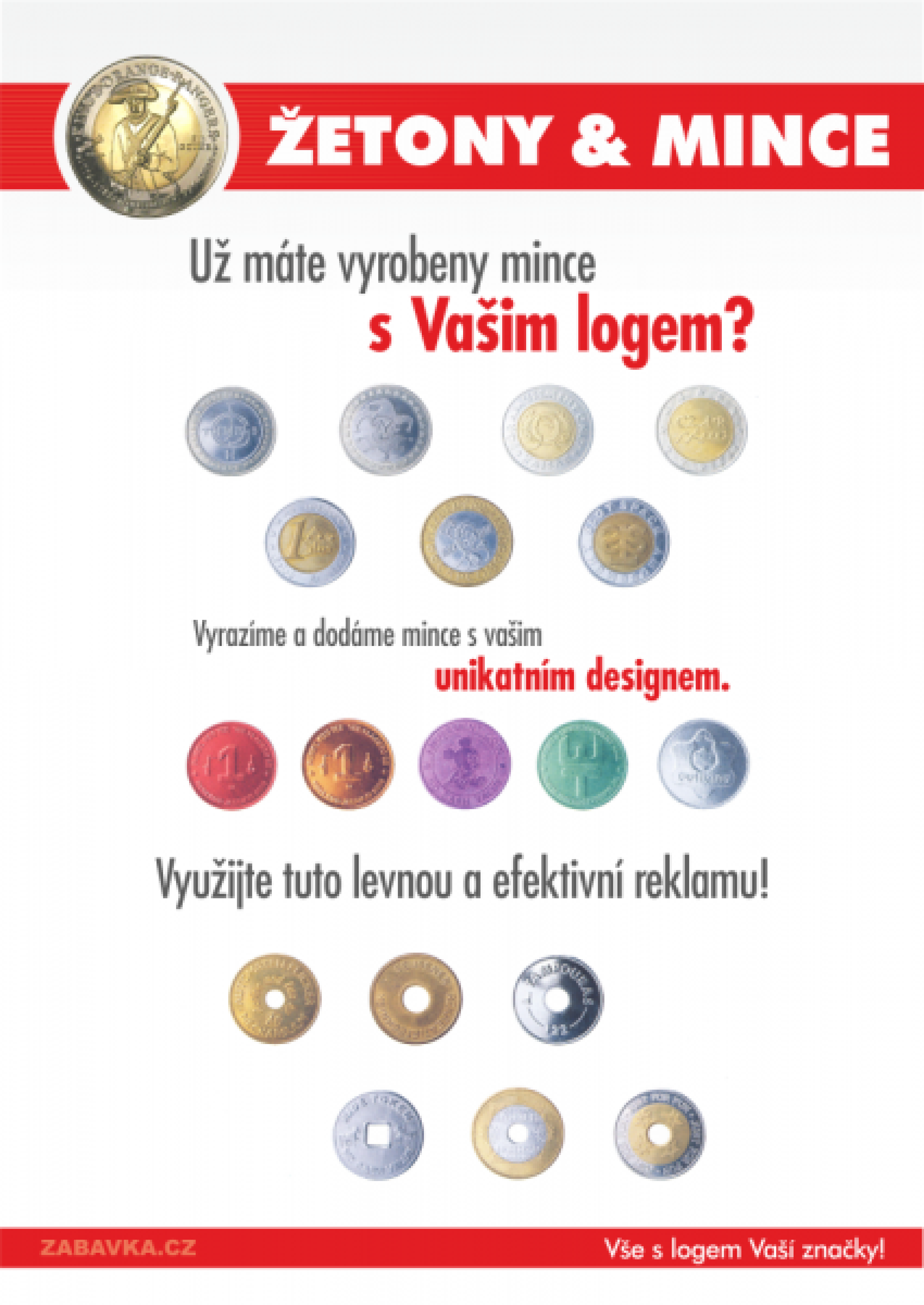 Mince a žetony