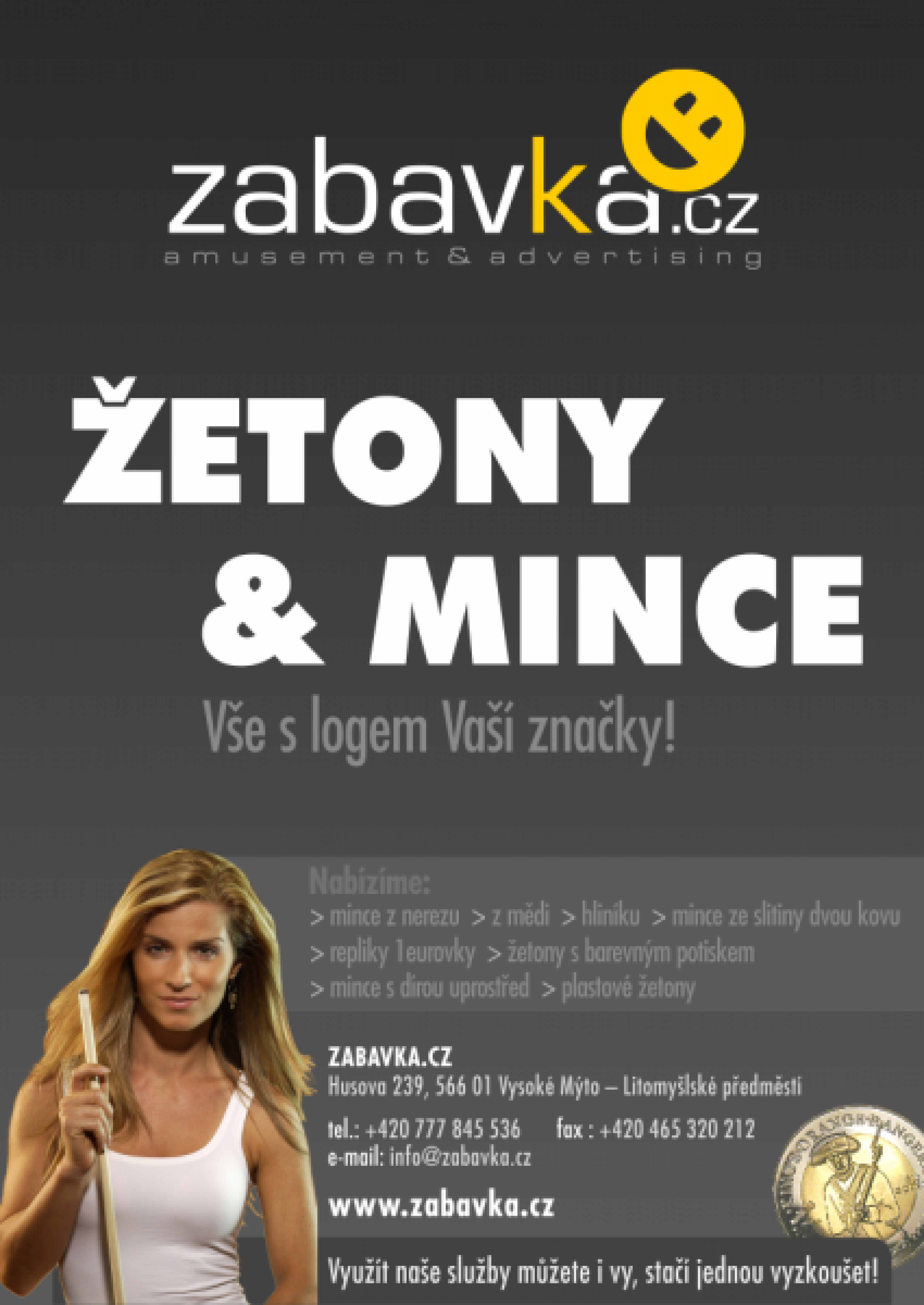 Mince a žetony