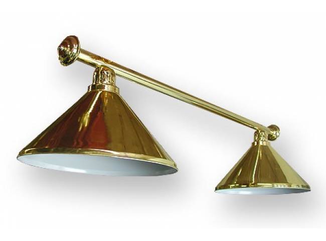 lampa deluxe 2 lampová zlatá elegance
