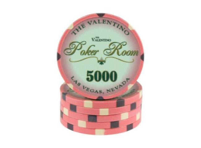 Poker chip Valentino - hodnota 5000