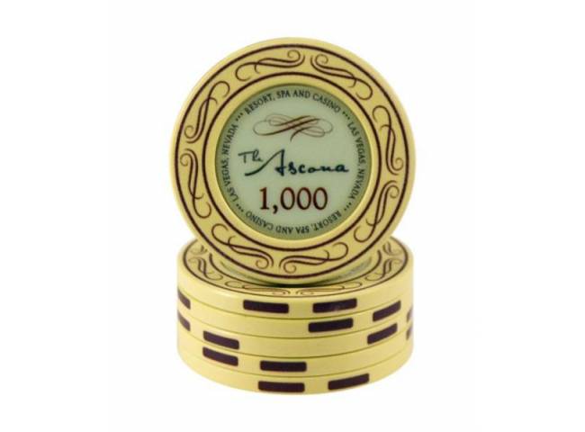 Poker chip The Ascona - hodnota 1000